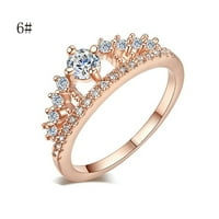 Nova modna zlatna lepa dama prstena prstena