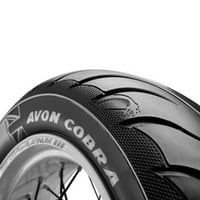 Avon Cobra Chrome AV prednji motociklistički guma 130 60B - crni zid za Harley-Davidson CVO cestom Glide Custom Fltrxse 2012-2013