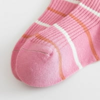Djevojke i dječake čarape jesen i zimska modna slatka crtani crtani ružičasti zec udoban topli škak