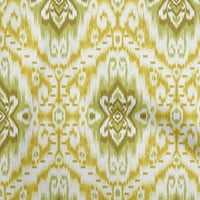 Onuone pamučne svilene vapne zelene tkanine azijski Ikat Quilting potrošni materijal Ispisuje šivanje