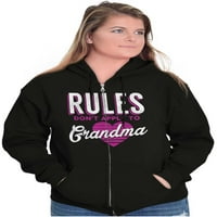 Smiješna slatka baka baka Gigi Zip Hoodie dukserice žene brisko brendovi 3x