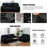 Sofa klizalica L Oblik L Oblik navlaka prekrivač prekrivača kauč SPAUT SPLIK sa elastičnim donjim namještajem