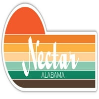 Nectar Alabama Frižider Magnet Retro Vintage Sunset City 70s Estetski dizajn