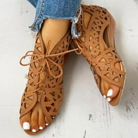 Floenr Womens Sandale Flip Flops za žene, ljetne dame cipele casual ženske cipele rimske ravne otvorene