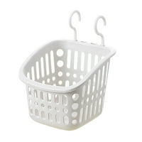 Clear Plasticking Viseća tuš košara sa kukom za kupaonicu Kuhinjski držač za pohranu