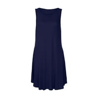 Jednostavne haljine za žene Žene Ležerne prilike jednostavne majice Labava haljina Žene Ljetne haljine