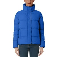 Stalni ženski kardigan džemperi Ženska zimska jarm postolja pamučna jakna, jakna za kruh, pamučna jakna