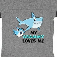 Inktastic My Grammy me voli slatkih morskih pasa poklon dječje djeteta ili dječje djece