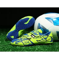 Harsuny Unise vanjske prozračne fudbalske cipele Udobne čarobne trake Soccer Cleats Sportski fleksibilni niske cipele s gornjim tekućim slomljenim noktima zeleno 12c
