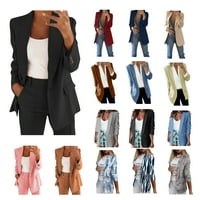 Klasične jakne za mišiće za žene Business Ležerne prilike, Moda Plus Veličina Lagana radova Professional