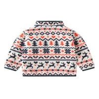 Cindysus Boys Owear Polar Fleece jakna Polka Dot kaput Ležerne prilike za zimu topli dugi rukav Cardigan