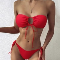 Žene kupaćih kostima Bikini Ženski kupaći kostimi s dvostrukim strukom najlon čvrste splitske tkanine