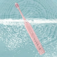 Giligiliso Clearence Snažna električna četkica za zube TIMER Pljuč za odrasle USB punjač punjive četkice za zube Zamjenske glave Podesite poklone šminke