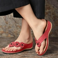 DANHJIN ženske sandale udobne flip flops za žene sa lukom potpore ljetne casual klinove sandale cipele