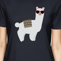 Llamas sa sunčanim naočalama slatka najbolja prijateljica majica jedinstveni rođendanski poklon