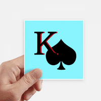 Mir King Spade K Poker naljepnice Square Vodootporne naljepnice Pozadina automobila naljepnica