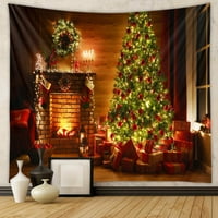 Innerwin Božićne stablo prekriva boemsko viseće psihodelic fantastične tapiserije Trippy Holiday Bobet