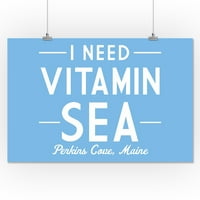 Perkins Cove, Maine, treba mi vitaminsko more, jednostavno rečeno, plavo