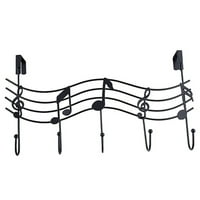 Hanger Hook Musical Note Style Stil uštedu prostora kovanog željeza odjeće Viseći nosač za spavanje
