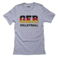 Njemačka Odbojka - Olimpijske igre - Rio - zastava Muška siva majica