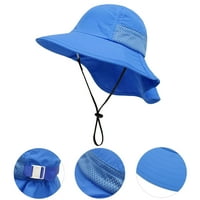 Ljetni šešir za žene za žene muškarci dahaju mrežice na otvorenom širokim rubom
