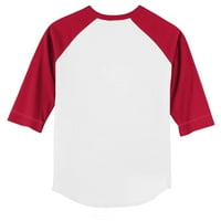 Dojenčad sitni otvor bijeli crveni boston crvena tako kate majica Raglan 3 4 rukava
