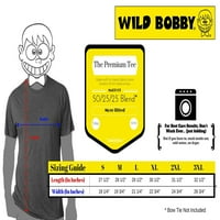 Wild Bobby, maštanski vuk zavija na punom mjesecu životinjskog ljubavnika Muške premium tri mješavine majica, vintage crvena, srednja