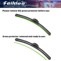 Feildoo 26 + 16 oštrice brisača vjetrobranskog stakla Fit za Subaru Crosststrek + Premium hibridna zamjena