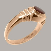 Britanci izrađeni 14k ružični zlatni prirodni prsten za uređivanje rezervata - Veličine - Veličina 9.5