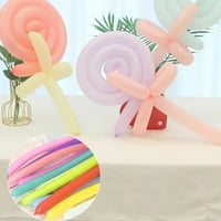 Pontos Long Balloon Macaron COLL propusna deblji anti-pukne rastezljiva izrada životinjskog oblika DIY rođendan zabava za vjenčanje dekoracija kasnog balona za festival