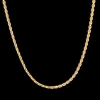 Muška modna klasična luksuzna zlatna ogrlica za oblikovanje lanac gusta veza