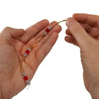 Craft County Custred Curved Tube - Metalne odstojne perle, konektori i nakit nakita - DIY narukvica