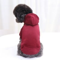 PJTEWAWE kućnog ljubimca pribor hoodie sa džepom - Jesen zimski topli džemper štene za male djevojke sa srednjim psima