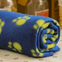Floguntirana zima toplo pevajska šapa Ispis mačja psa Puppy Mekani flis pokrivač pokrivača