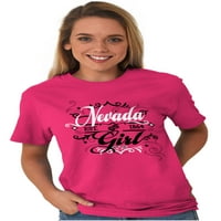 Nevada NV Fancy Feminine Filine Womens Grafička majica Tees Brisco Brends