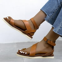 Nove povremene dame sandale casual cipele na plaži Ljetne modne rimske cipele ravne sandale