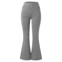 Puawkoer ženske joge džepove High struk vježba hlače casual pantalone rade joga hlače za žene visoke