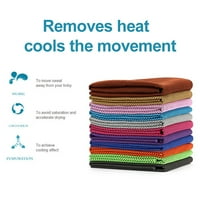 Yebay Solid Color Duks upijajući ljetni sportski sportski ručnik za trčanje ručnika za hlađenje