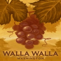 Walla Walla, Washington, Crvena grožđa, ulje slikarstvo