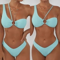 Cara Lady Ljeto Ženska moda Split kupaći kostim modne kupaće kostime odjeće Bikini Blue M