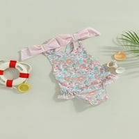 Biayxms djeca dječja dječja kupaći kupaći kostim halter bez rukava sladoled rujali su jedno onesi kupaće odijelo ljetna odjeća odjeća