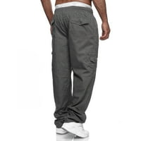 Muške hlače sa sanbonepd multipking hlače ravno-noge kombinezone sportske parkourne fitness hlače