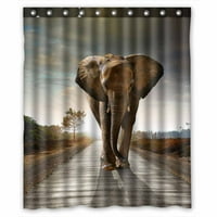 Jedan slon hoda na putu sa sunčevom vodootpornom poliesterom od poliestera