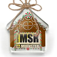 Ornament tiskan jednostran aerodrom kod MSR Muenster božić Neonblond