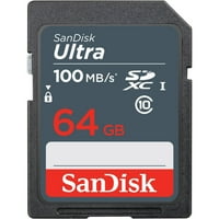 SanDisk 64GB Ultra SDXC UHS-I memorijska kartica + držač memorijske kartice