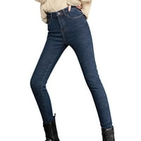 Easyhery Jeans za žene Stretch vuče Jegging Retro srednji uspon Stretch Boot secke Jean Skinny traperice za žene