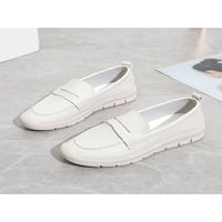 Colisha Women Flats Slip na loaferima Udobne mokasinke Radovi prozračne vožnje gumene cipele Jedine casual cipele bijele 6.5