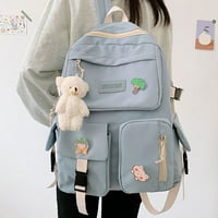 Vodootporni multi-džepni ranac s najlonskim školskim kosom slatki ženski ruksaci za studentske djevojke kawaii laptop book Pack