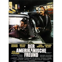 Everett kolekcija američki prijatelj aka amerikanische Freund Dennis Hopper Bruno Ganz Movie Poster Masterprint, - Veliki
