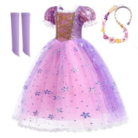 Bangyan Rapunzel princeza haljina za djevojčice, Cosplay kostim, rođendansku zabavu, kostim za Noć vještica,